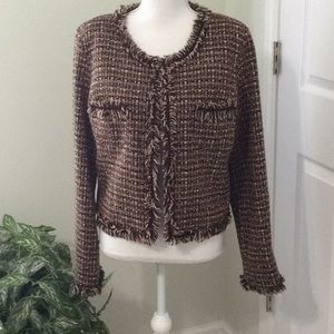 🧶 Jonathan Martin L/S fringed jacket 🧥